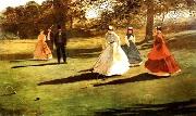 Winslow Homer Croquet Players France oil painting artist